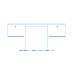 Furniture Desks Burro Desk Silhouette Cutting Svg Files, Free Vectors File